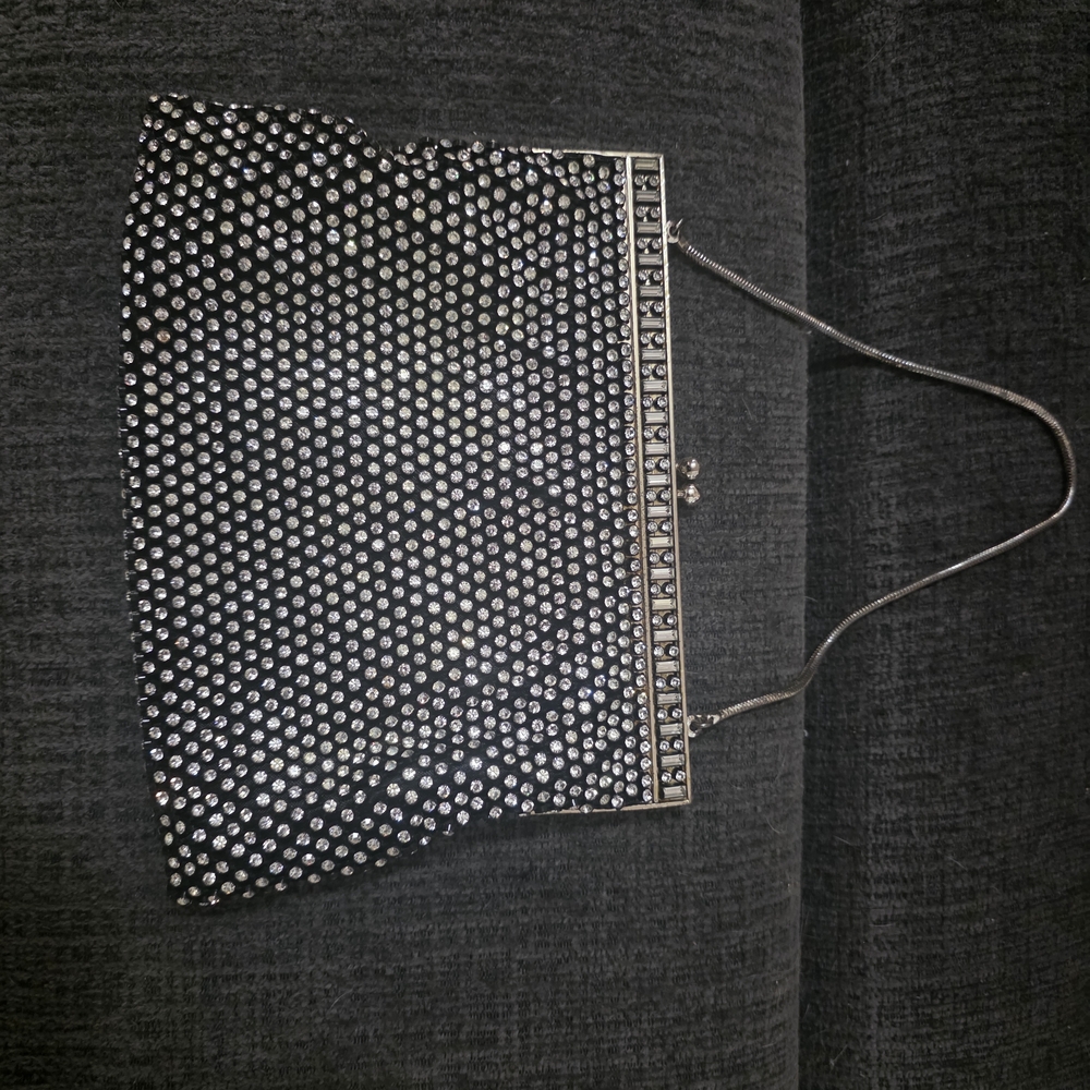 Elegant Black and Silver Women's Bag